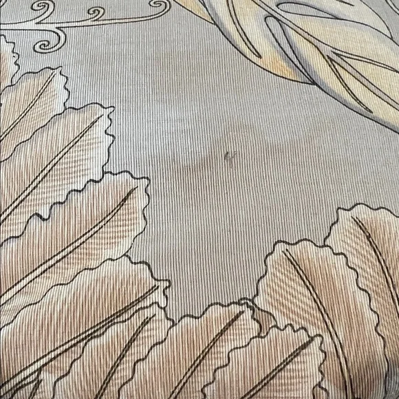 Salvatore Ferragamo Brown and Cream Floral Tote - Picture 15 of 17